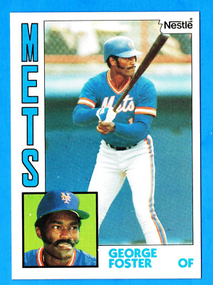 George Foster card #350 1984 Nestle New York Mets (nrmt)   C