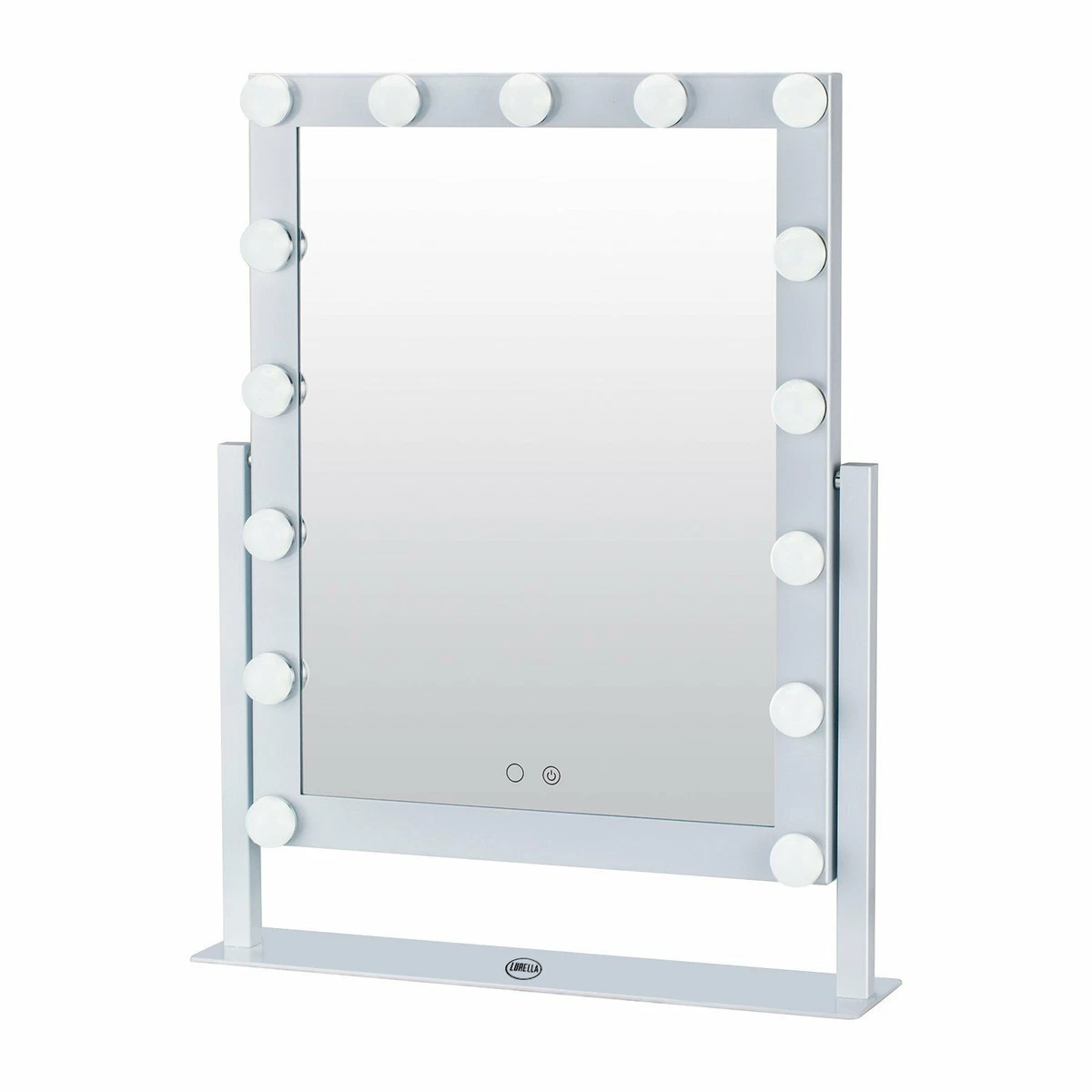 15.7 x 20 in 15 LED Bulb Vanity Mirror Hollywood Makeup Mirror 3 Light Settings