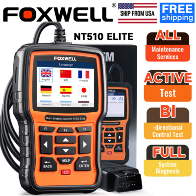 FOXWELL For HONDA OBD Scanner Car Diagnostic Tool ABS Bleeding SRS DPF OIL Reset