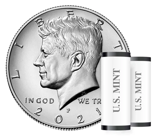 2021 KENNEDY HALF DOLLAR Set P&D (2 COIN SET) Brilliant Uncirculated!