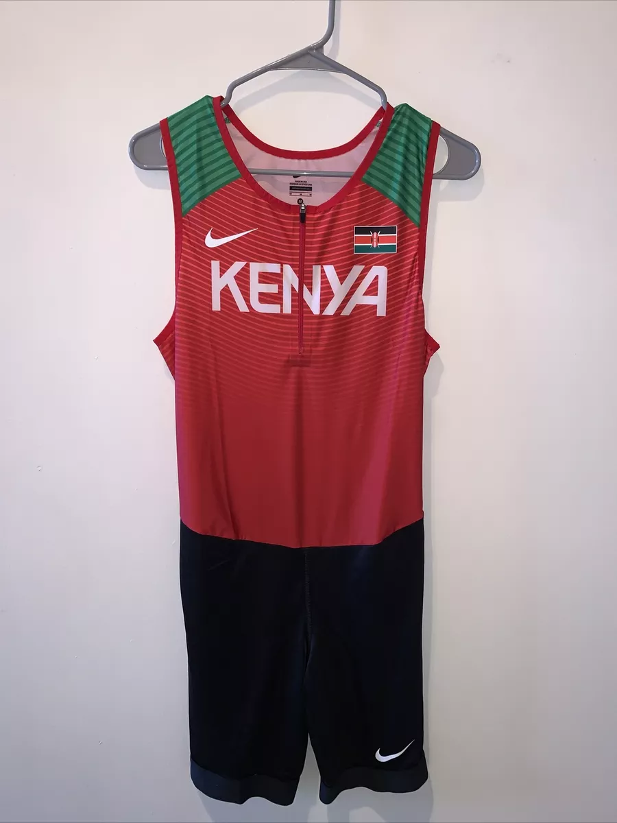 Nike Pro Elite Singlet Men’s Size Medium Kenya Track Field Kit Run Race  Track