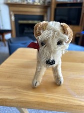 Steiff fox terrier 6 inches tall made with Mohair No Id