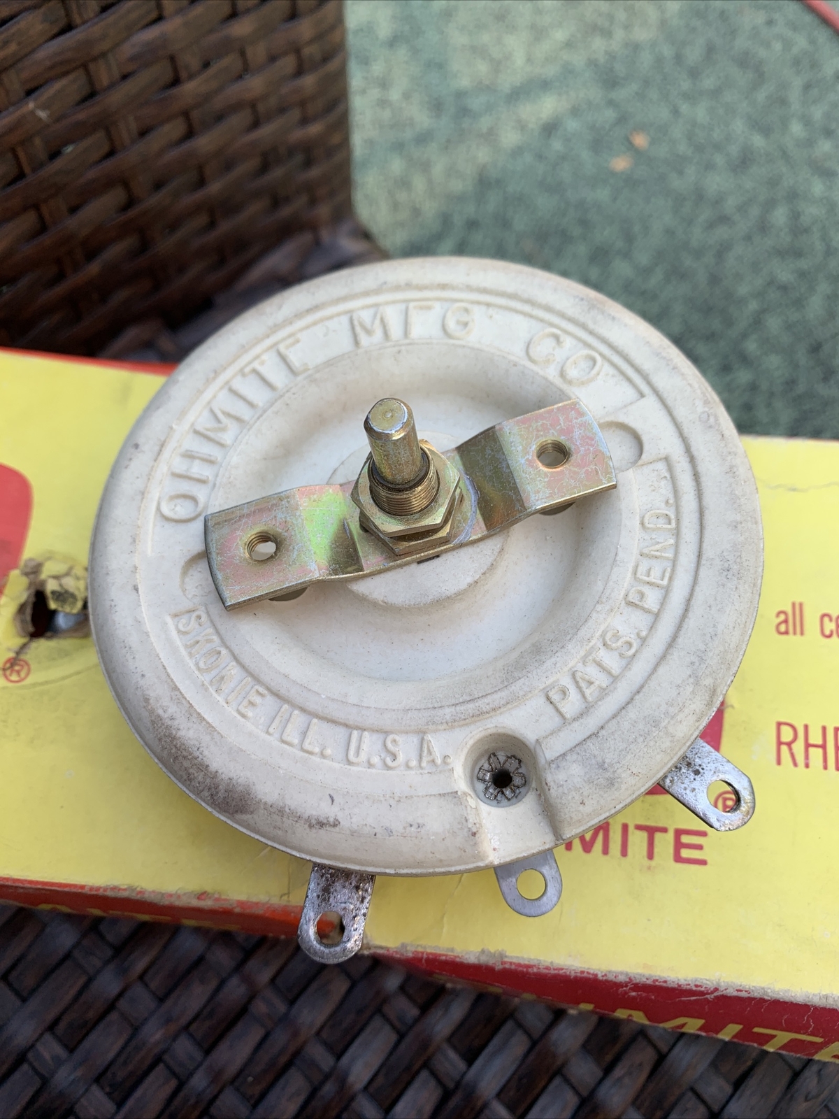 Ohmite Rheostat Rjs1ko 50 Watt 1000 Ohm for sale online eBay