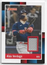 2022 Donruss Retro 1988 Materials Relic Alex Verdugo #R88M-AL - Boston Red Sox