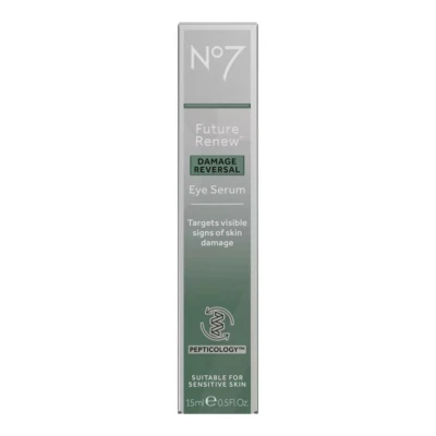 No7 Future Renew Damage Reversal Eye Serum | Pepticology | Sensitive Skin | 15ml
