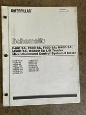 Caterpillar Schematic F40D SA,50D 60D, M40D,50 &60D MicroCommand Control System