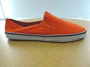 bob barker orange shoes