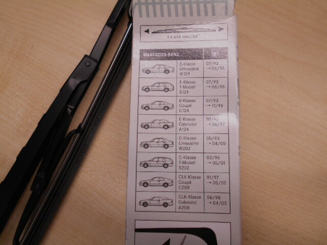 Wischerblatt Mercedes-Benz original Scheibenwischer W202 W124 W208  