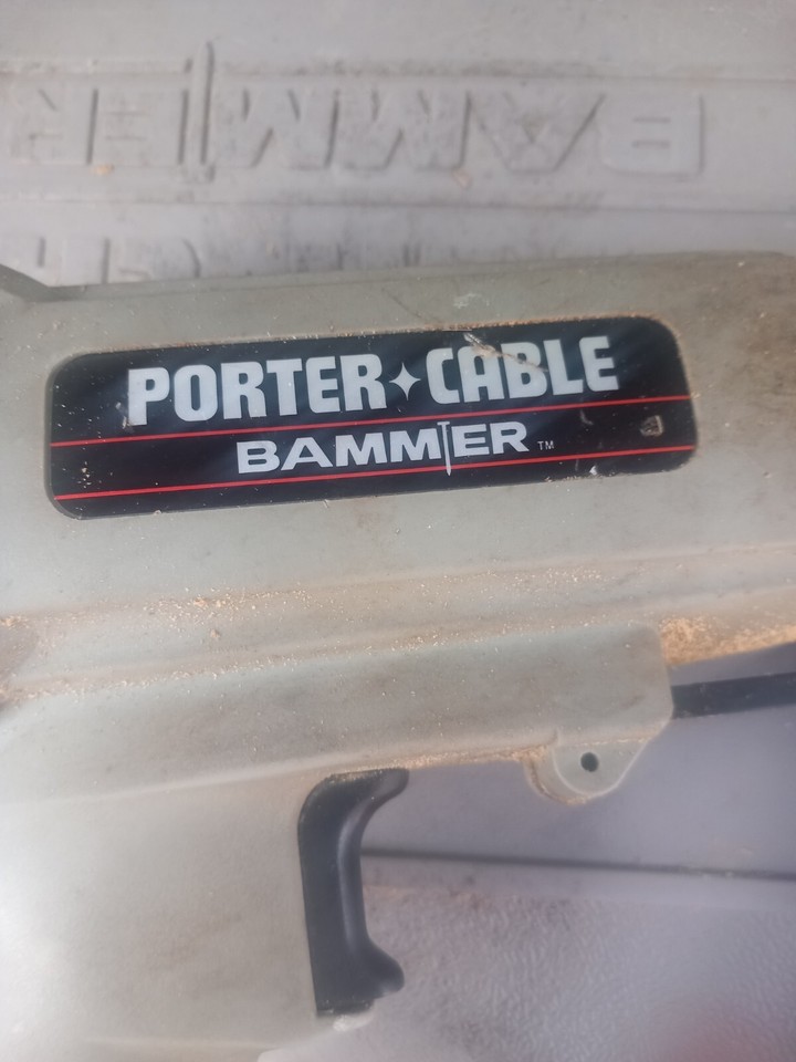 PorterCable Bammer Cordless CDA250 Finish Nailer W/ Case eBay