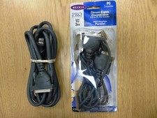 Lot of 2 - 10Ft 10' Parallel Printer Cables DB25 25-PIN Male 36-PIN Centronic