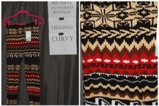 NWT ladies honey and lace curvy leggings sku 1000000172