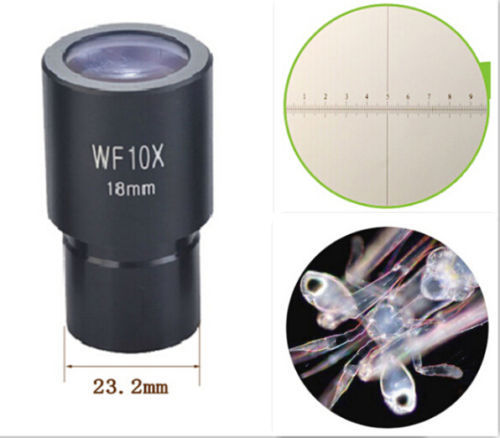 10X Biological Microscope Eyepiece 23.2mm Caliber Wide Field Ocular Lens - Picture 14 of 27