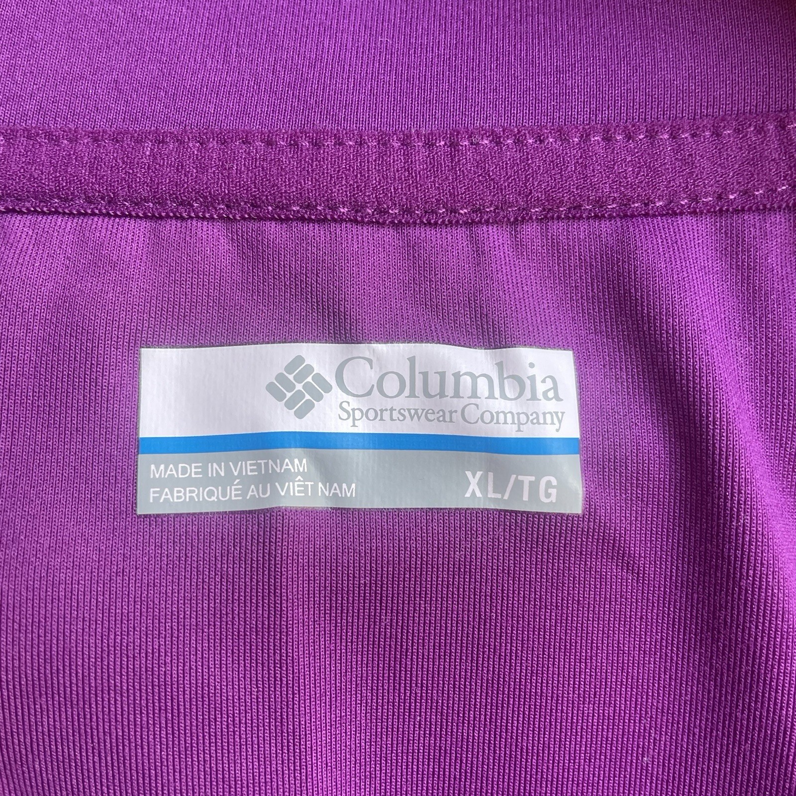 Columbia purple partial zip pullover sweatshirt E… - image 12