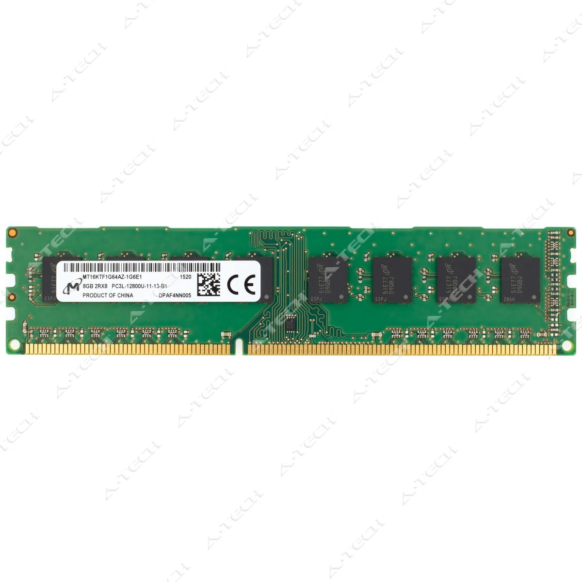 Micron DDR3 SDRAM 8 GB Capacity per Module Memory (RAM) for sale