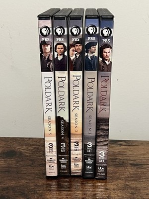 Poldark Complete Collection DVD Set - BBC Drama Series 1-5 Aidan Turner