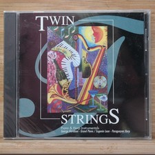 George Davidson & Eugenio Leon – Twin Strings CD 1998 Piano Harp Instrumentals