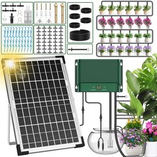 Kit Arrosage Automatique Solaire pour Jardin, Arrosage Goutte a Goutte