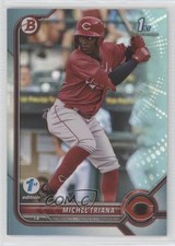 2022 Bowman 1st Edition Sky Blue Foil Michel Triana #BPPF-75 0qi1