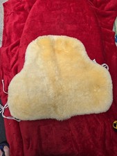 Sheepskin English Saddle Seat Cover.