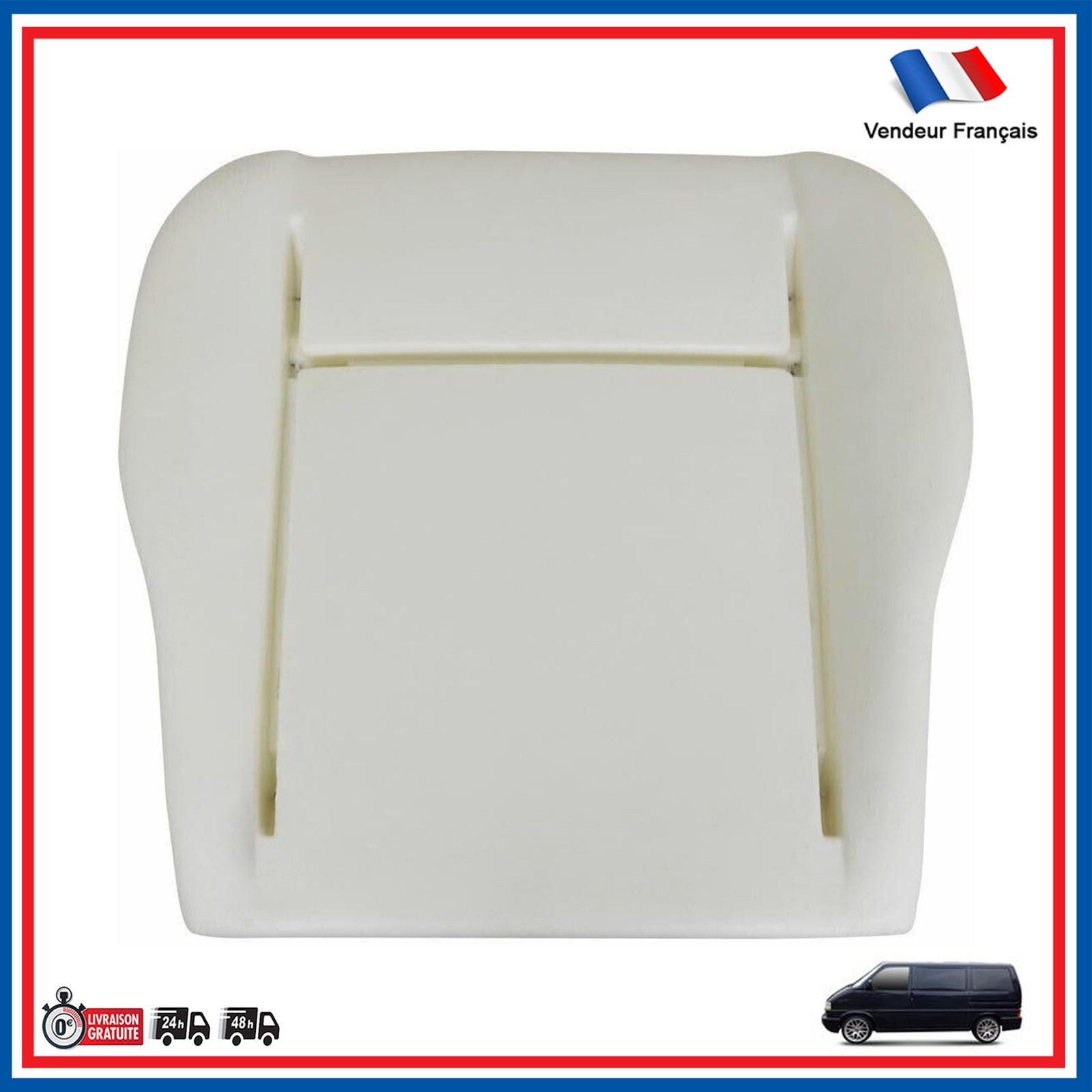 Mousse d'assise avant gauche pour VW Transporter IV 90-03 | Coussin de siège T4 701881375C