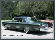 1968 Chrysler Imperial Crown Hardtop Toolbox - Refrigerator Magnet 42 Mil