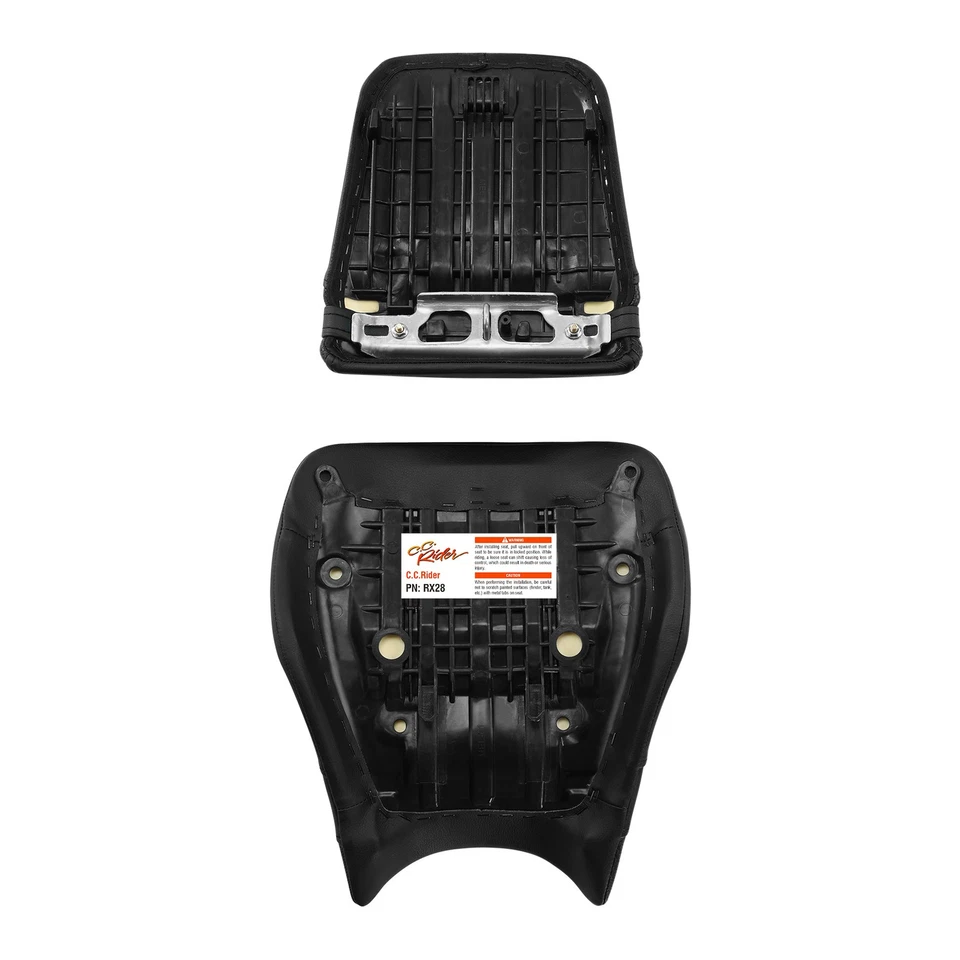 Assento de motorista e passageiro preto compatível com Honda CBR1000RR CBR 1000RR 04-07 06 - Imagem 4 de 4