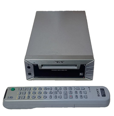 SONY MDS-PC2 MiniDisc Deck MD Recorder Player w/ Remote RM-D36M Japan Working