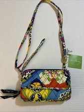 Vera Bradley All-in-One Crossbody Wallet RIO Floral Wristlet NEW W TAGS
