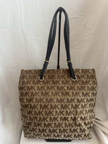 Michael Kors Women's Jet Set Grab Bag Tote Jacquard Bag