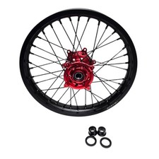 Llanta de rueda trasera Honda 18" x 2,15" CR125R CR250R 2002-2016 moto de cross negra roja