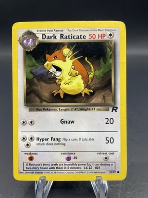 Dark Raticate 51/82 Team Rocket Regular MP
