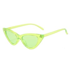Retro Vintage Tinted Lens Women Eyewear Cat Eye Sunglasses Fluorescent green...
