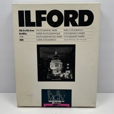 Ilford Multigrade IV RC DLX 8 x 10 Black White Photo Paper NOS