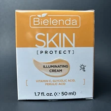 Bielenda Skin Protect Illuminating Cream Face Vitamin C Day/Night 1.7fl oz.50 ml