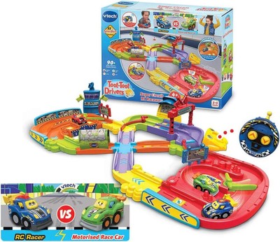 VTech Toot-Toot Drivers  Super Circuit RC Rennbahn ferngesteuerte Autorennbahn