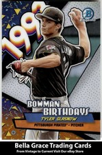 2018 Bowman Tyler Glasnow #BB-TG Pittsburgh Pirates Chrome Bowman Birthdays MLB