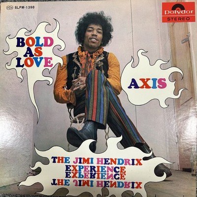JIMI HENDRIX Axis Bold As Love 1968 LP Coca Cola Sleeve SLPM-1398 Japan