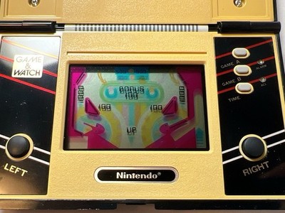 NINTENDO GAME AND & WATCH PINBALL Multi Screen 1983 Tested Working