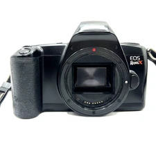 Canon EOS Rebel X 35mm SLR Film Camera Body Only Black Auto Manual Tested Works