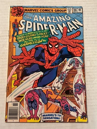 1978 Marvel The Amazing Spider-Man #186 Comic Book /B722