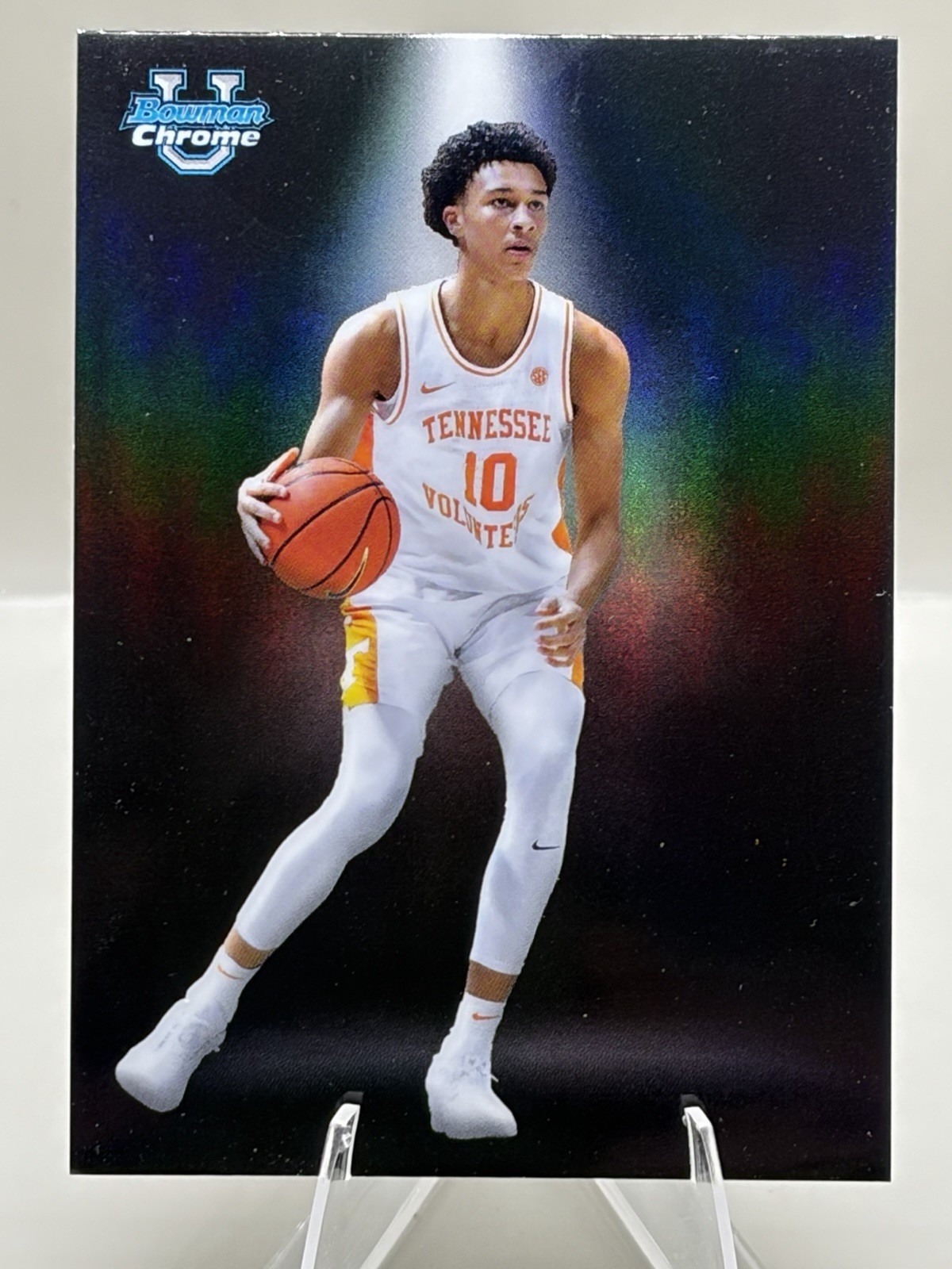 2025-26 Bowman Chrome Nate Ament NIL Spotlights SSP #BNS-5 Tennessee Vols