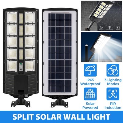 3500W Commercial Solar Street Light Outdoor Dusk to Dawn Super Bright Floodlight