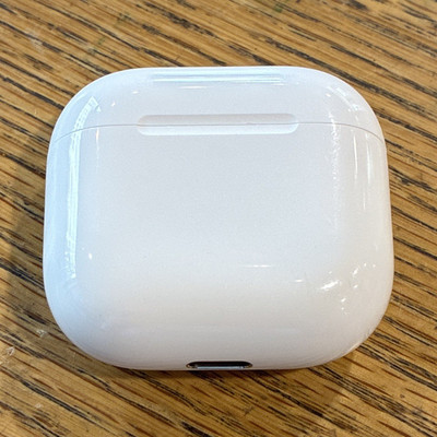 Basically new Apple AirPods 4 White Wireless Bluetooth Earbuds. Used twice.