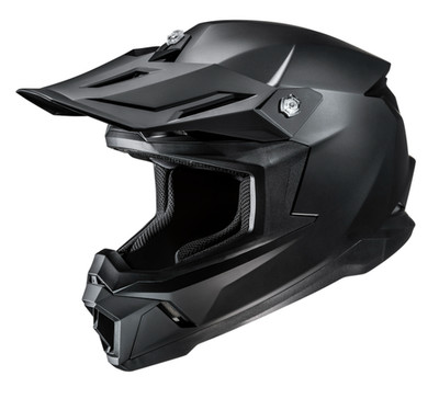 HJC C50 Dirt bike Semi- Flat Black Helmet | 0872-0139-03 | Adult XS