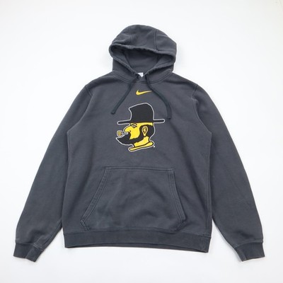 Appalachian State University Yosef Nike Hoodie Sweatshirt Small Gray Center Logo