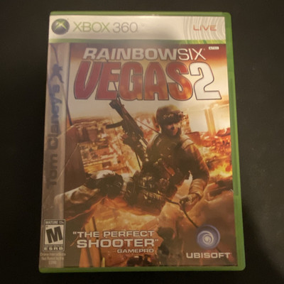 Ubisoft Tom Clancy's Rainbow Six: Vegas 2 w/ Case Manual Bonus Disc - Xbox 360