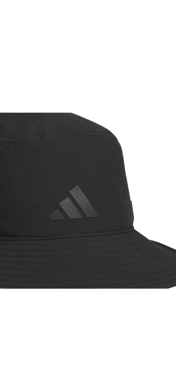 ADIDAS Men’s UPF 50 Victory 4 Bucket Hat Aeroready Drawstring Cap Black L/XL NEW image 4