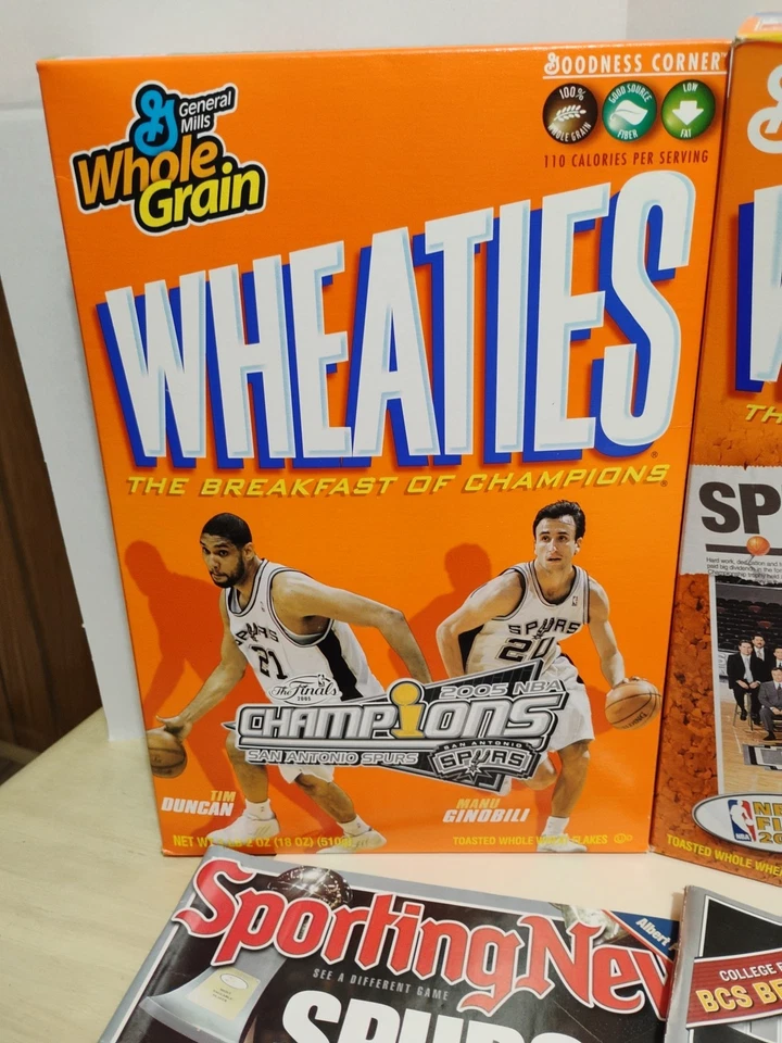 San Antonio Spurs Collection 2 Unopened Boxes I Opened 3 Magazine And Vhs - Image 3 of 4