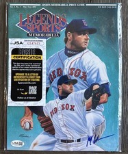 SIGNED Artist MIKE GARDNER 1992 Legends Magazine Roger Clemens  Vol. 5 No. 3 JSA