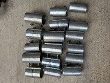 Lot of 18 Electrical EMT Conduit Couplings Set Screw Metal Fittings